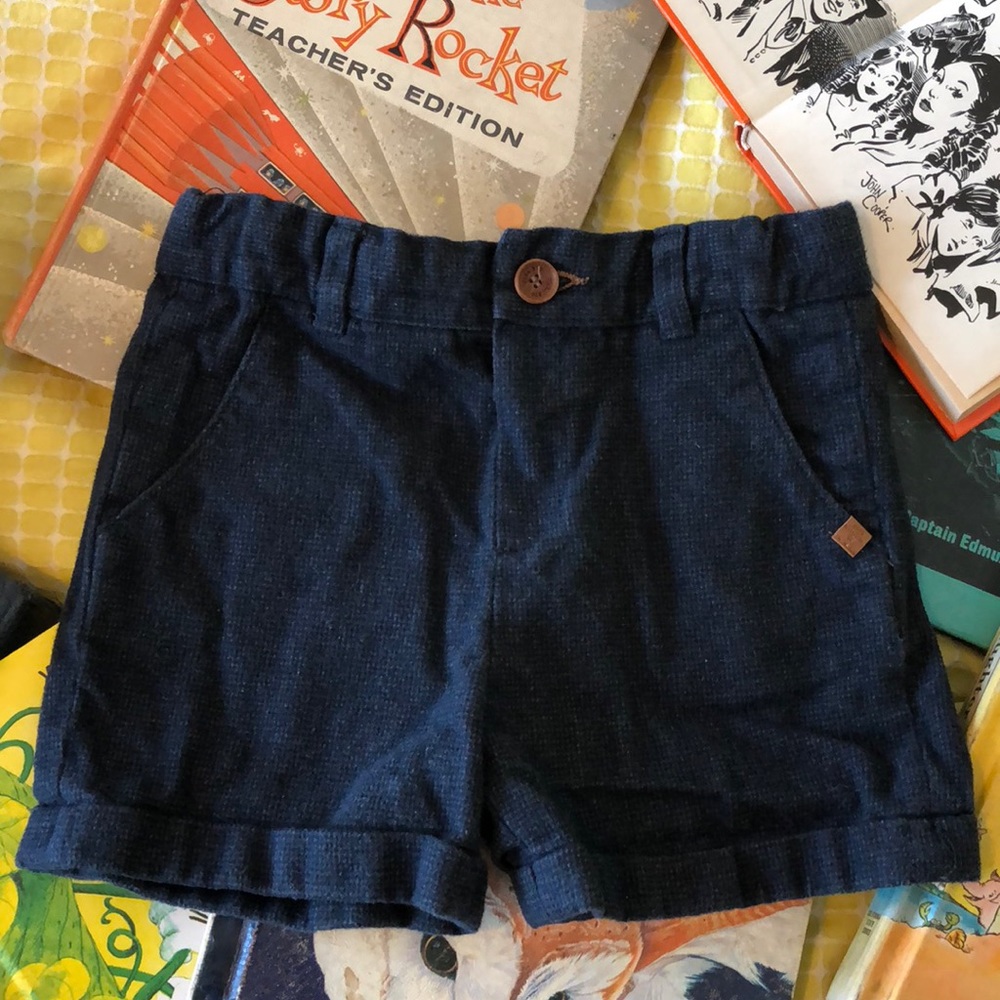 Zara Kids Boy’s Grey/Navy Shorts 2/3T